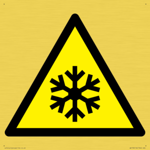 W010 Warning: Low temperature/freezing conditions